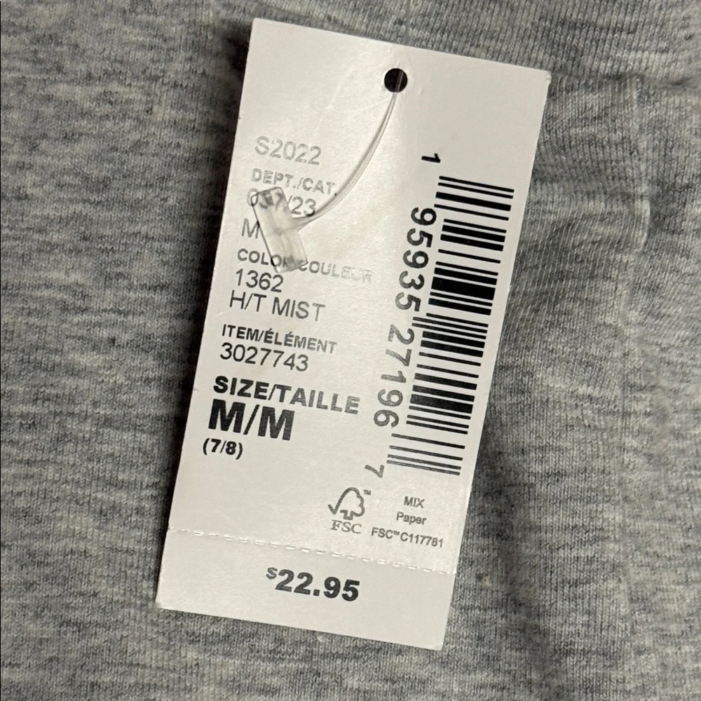 The Children's Place Gray Leggings with Bright Stripes